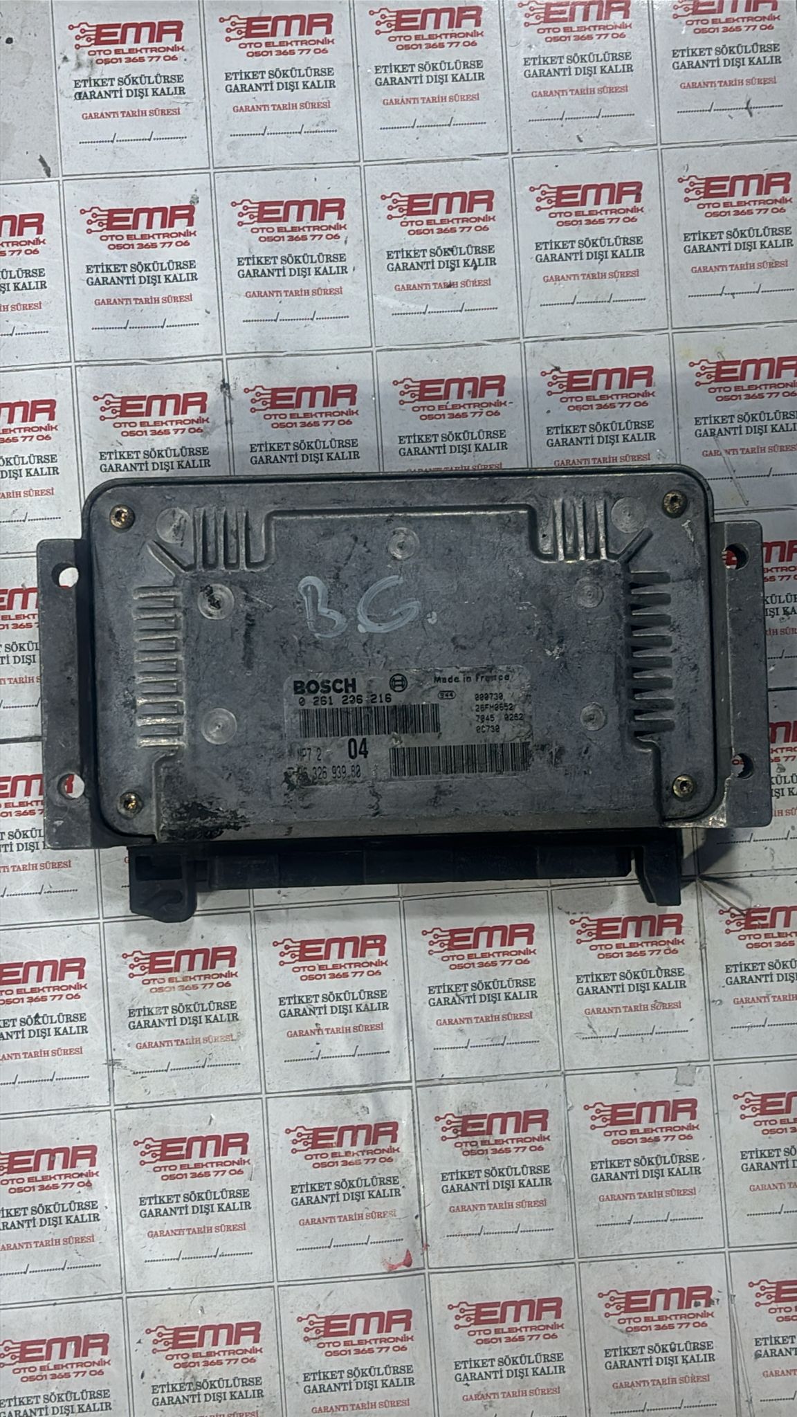 PEUGEOT 206 1.6 MOTOR BEYNİ 0 261 206 216